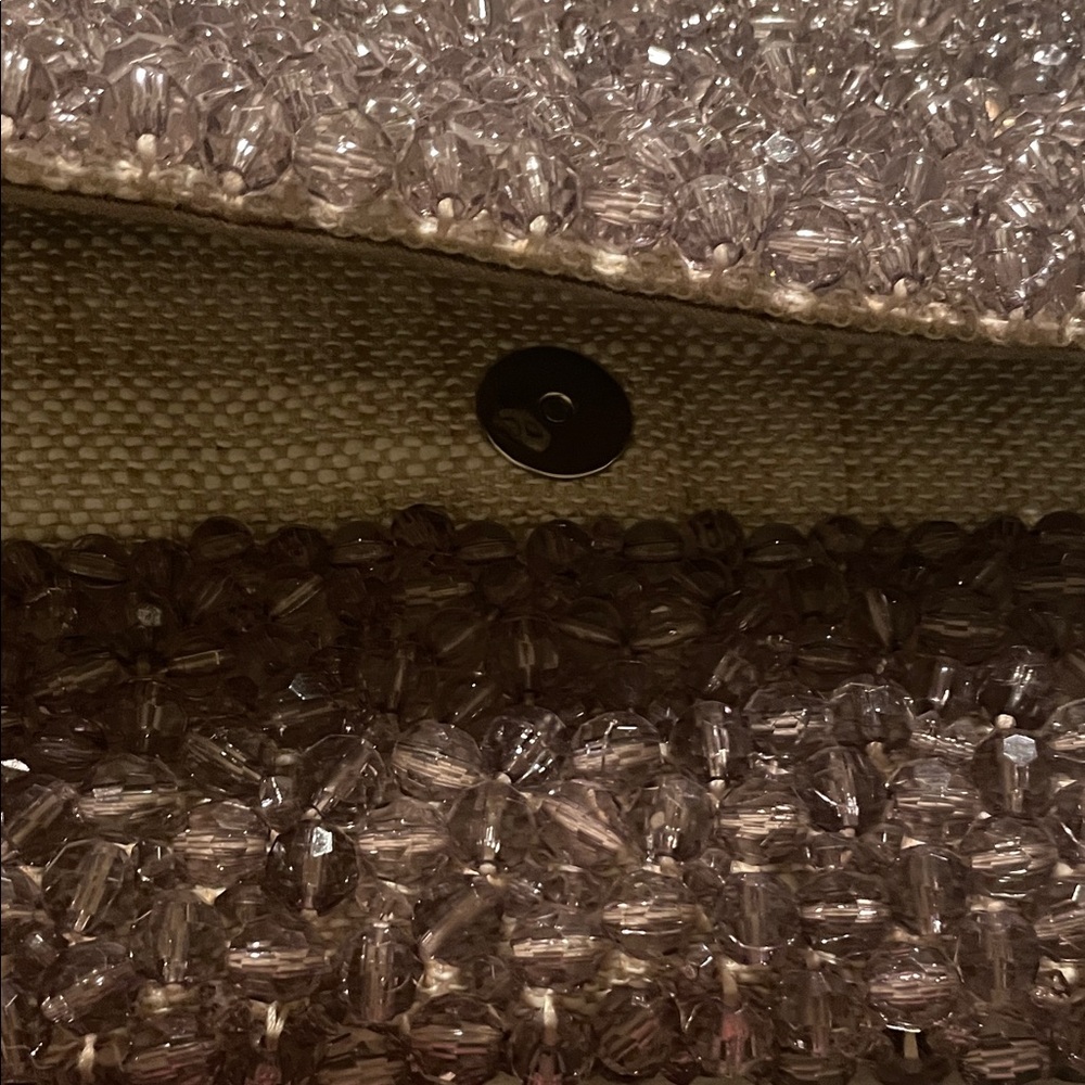 Elegant Beaded Clutch Magnetic Closure NWOT - Picture 8 of 9